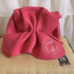 Barbiecore Barbie 1980-1990's Pink Leather Genuine Carlos Falchi Crossbody Bag